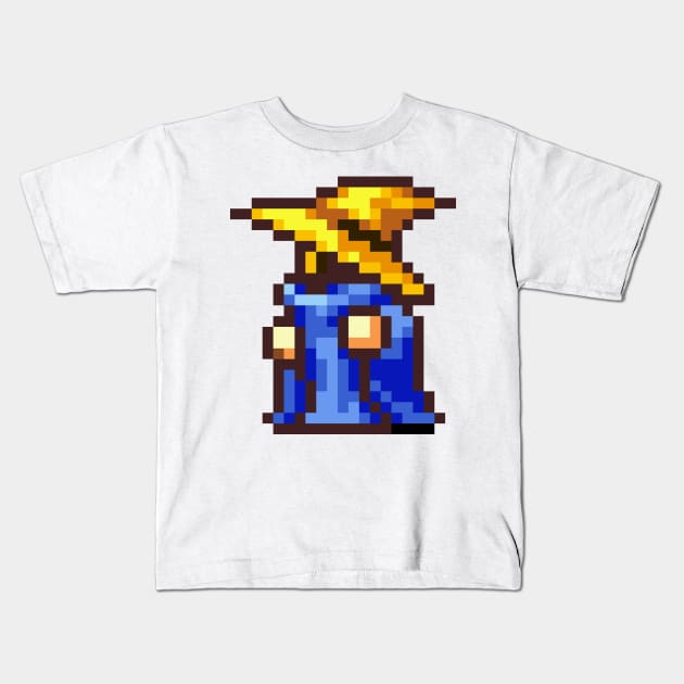 Black Mage Class Kids T-Shirt by SpriteGuy95